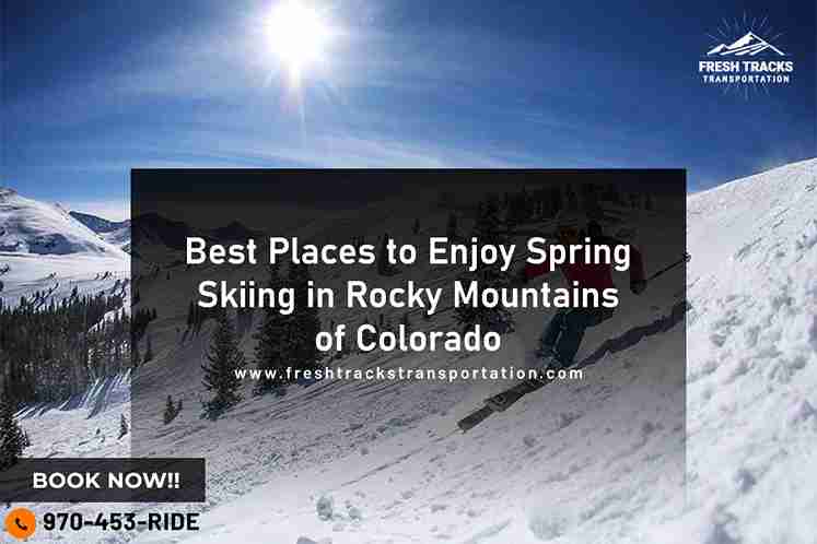 Skiing in Rocky Mountains of Colorado