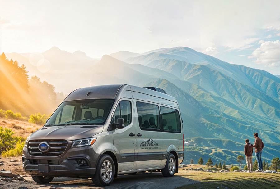 Colorado charter shuttle service by Fresh Track Transportation